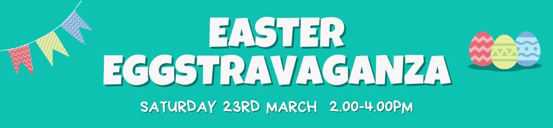 Easter Eggstravaganza banner